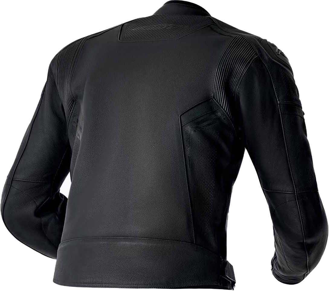 RST S1 D3o Leather Jacket Black - Size 3X, Part Number 103605BLK-50