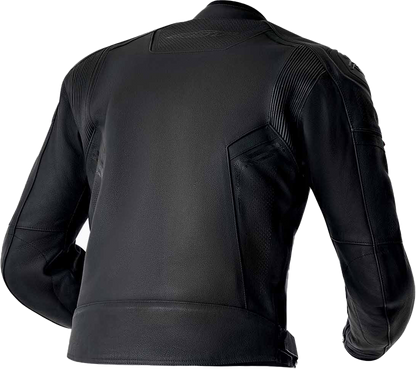 RST S1 D3o Leather Jacket Black - Size 3X, Part Number 103605BLK-50
