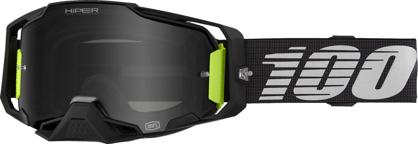 100 Percent Armega Hiper Goggle with Tetsumi Hiper Black Mirror Lens