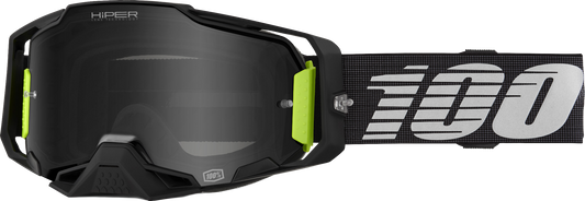 100 Percent Armega Hiper Goggle with Tetsumi Hiper Black Mirror Lens