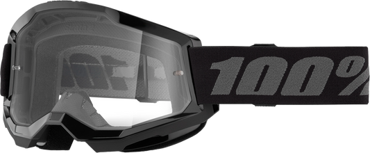 100-Percent Strata 2 Junior Goggle with Clear Lens – Comfortable Fit for Young Riders
