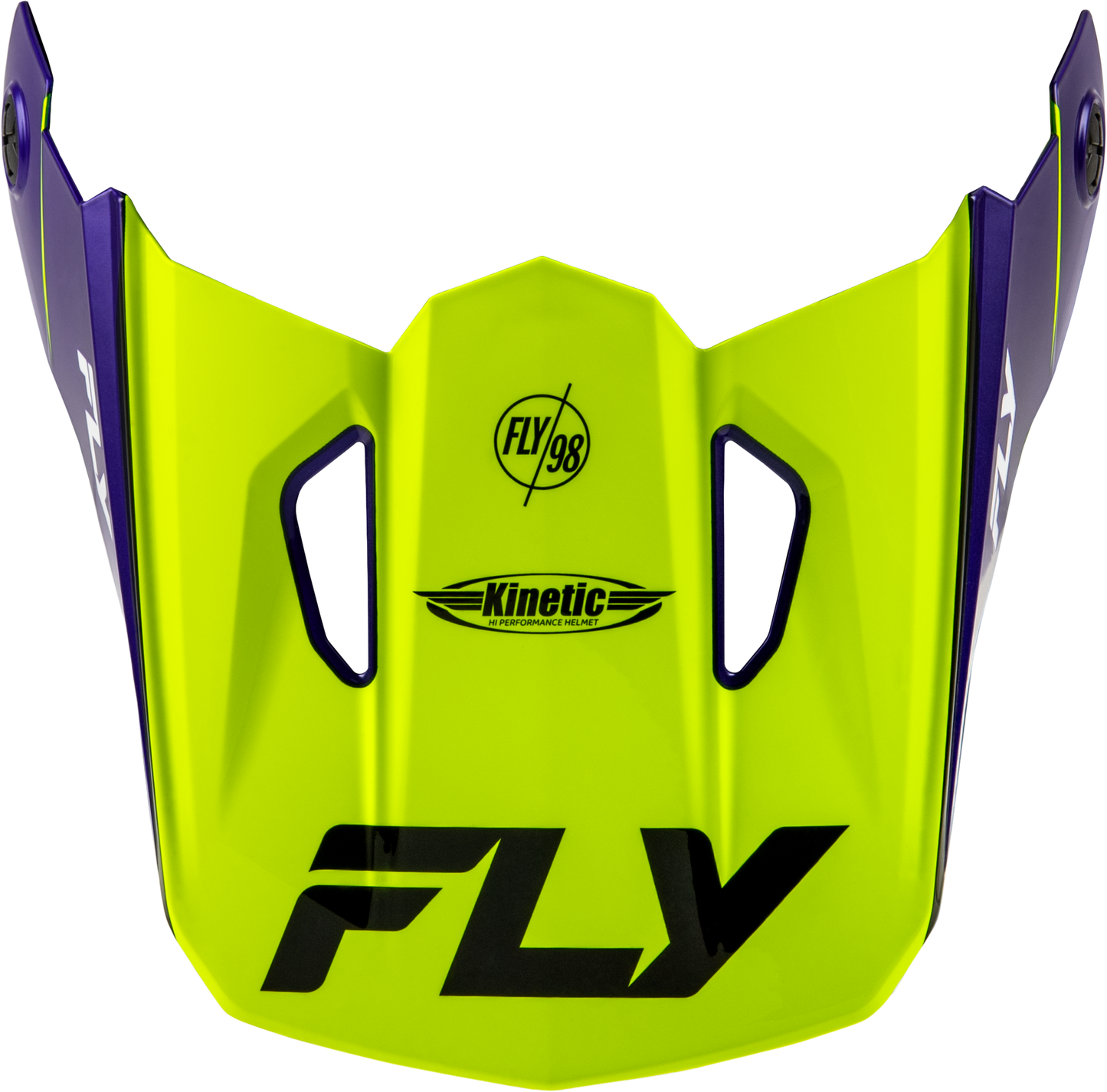 Fly Racing Kinetic Rally Helmet Visor Hi Vis Blue Black XS/S