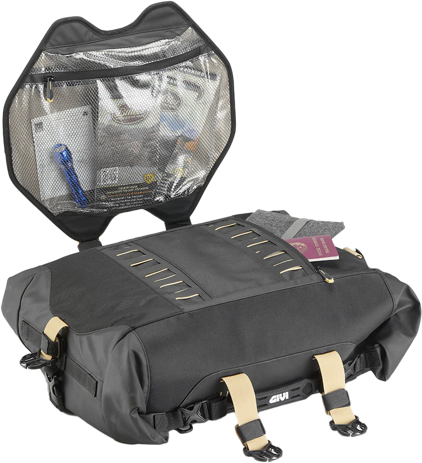 GIVI Canyon ADV Cargo Bag 45L Black - Durable Waterproof Motorcycle Storage