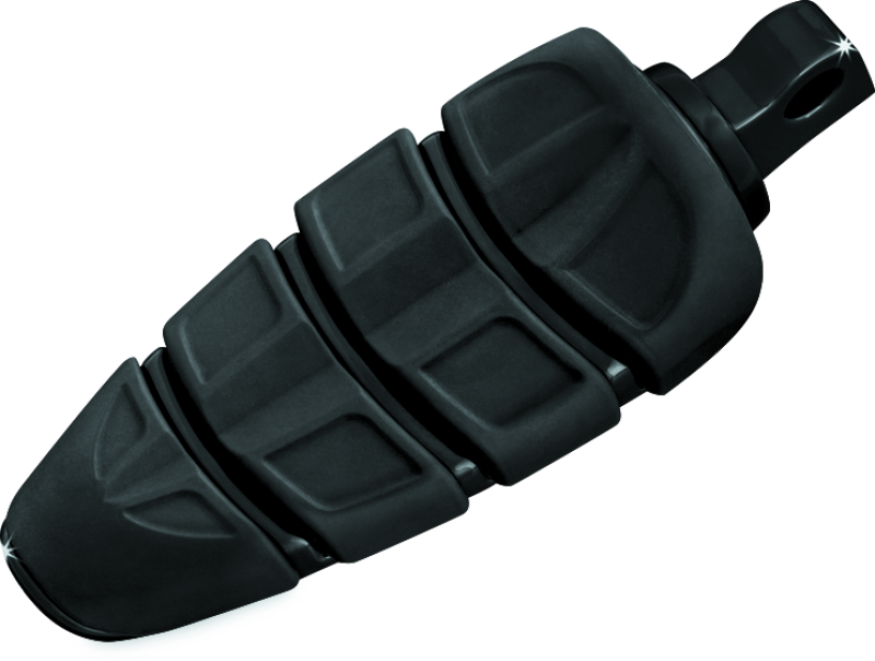 Kuryakyn Kinetic Peg with Male Mount Adapter in Gloss Black – Versatile Powersports Foot Pegs