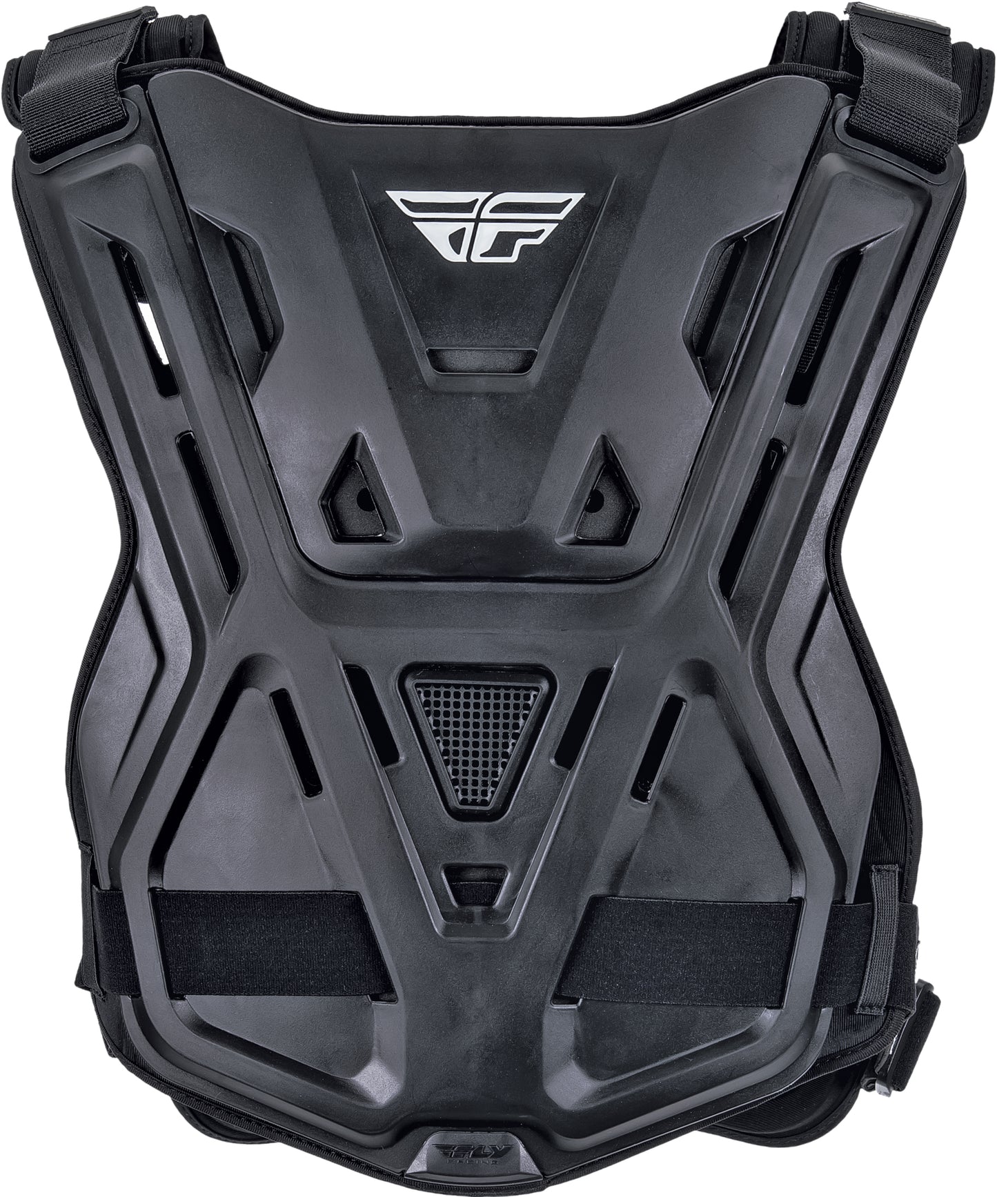 Fly Racing Revel Race Roost Guard Black - Impact-Resistant Chest Protector with BioFoam and CE Certification