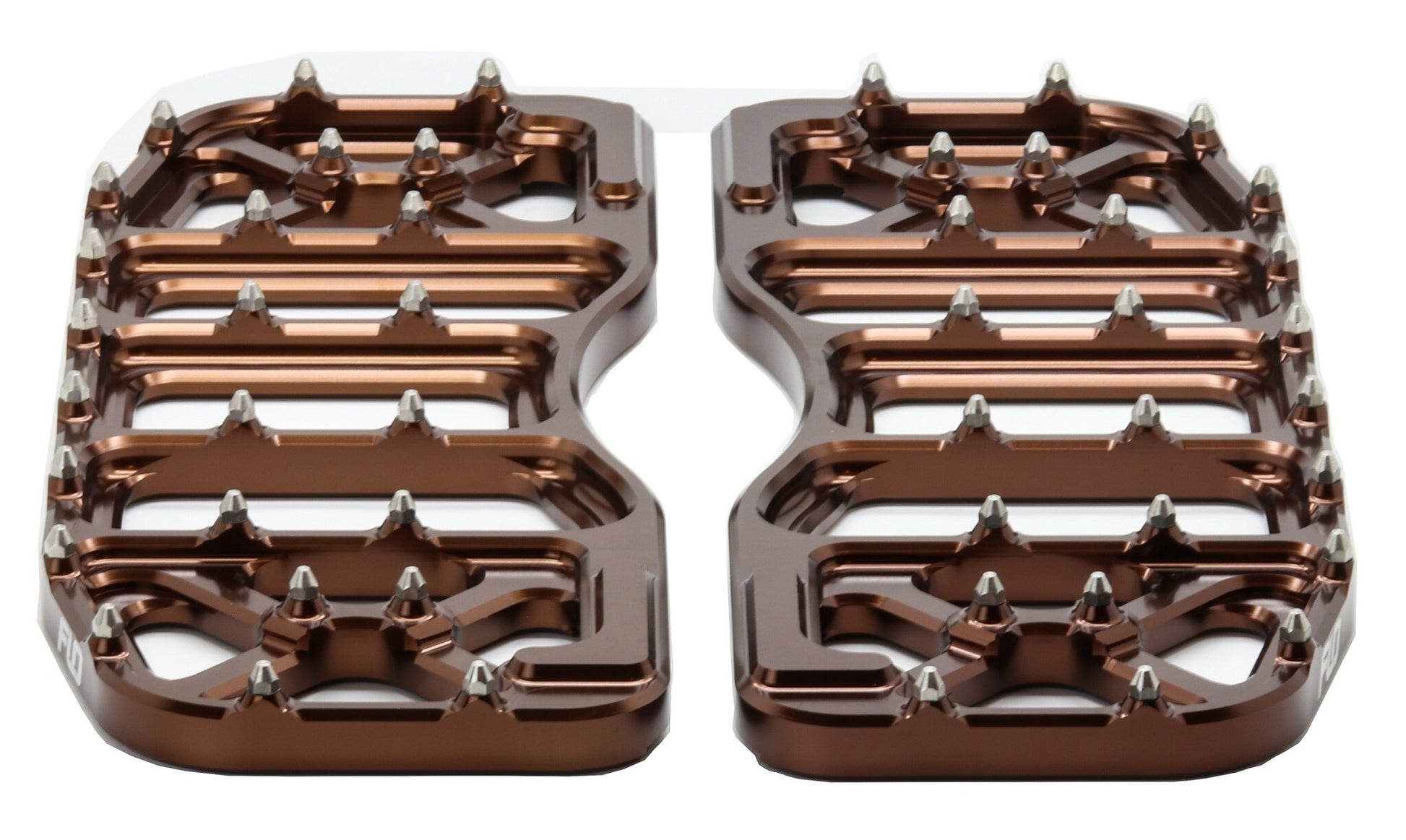 FLO MOTORSPORTS V5 Floorboards for Harley Davidson – Bronze Finish, Part Number FPEG-800V5BRZ