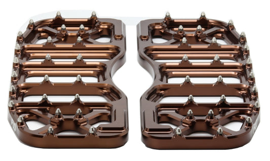 FLO MOTORSPORTS V5 Floorboards for Harley Davidson – Bronze Finish, Part Number FPEG-800V5BRZ