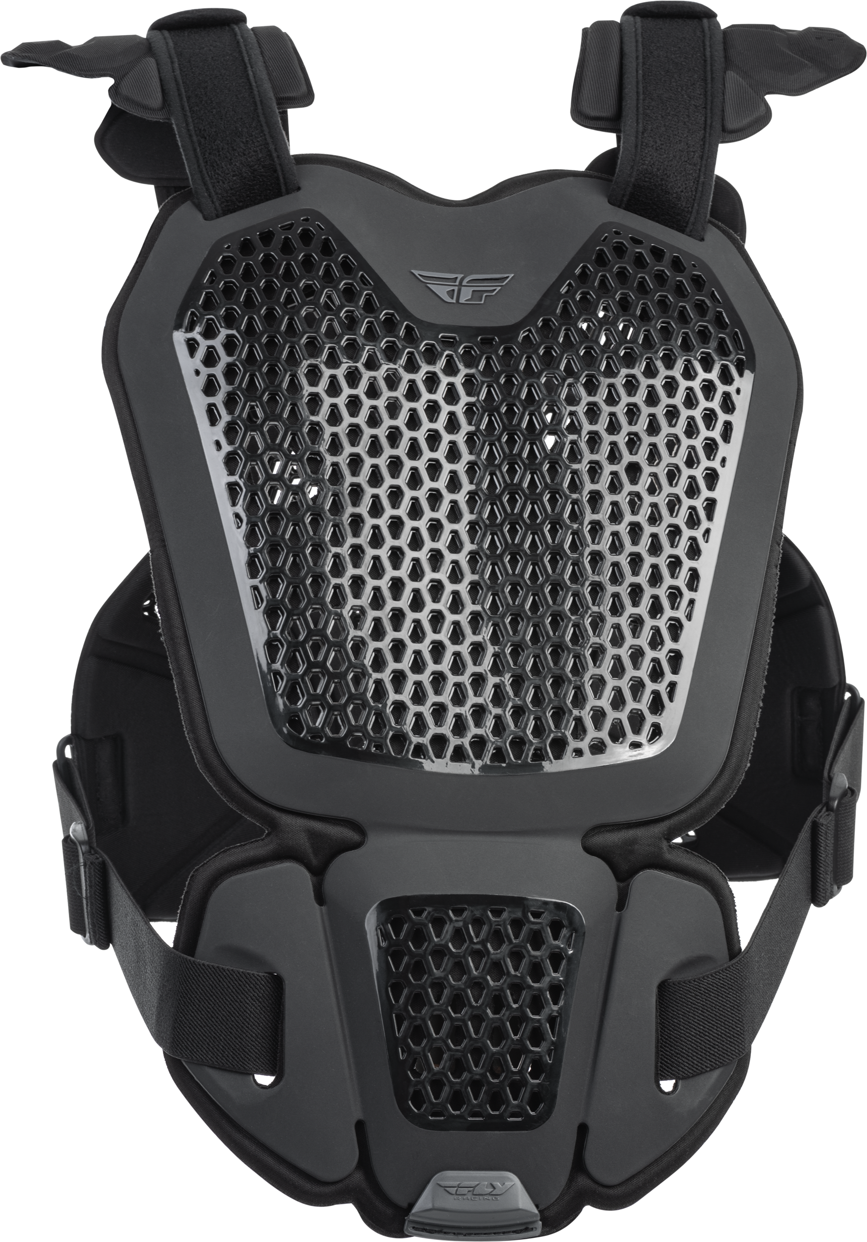 Fly Racing CE Revel Lite Roost Guard Black Large/X-Large - Lightweight and Comfortable Impact Protection