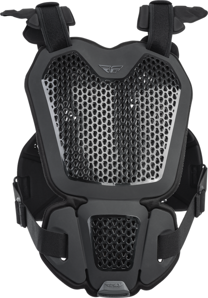 Fly Racing CE Revel Lite Roost Guard Black Large/X-Large - Lightweight and Comfortable Impact Protection