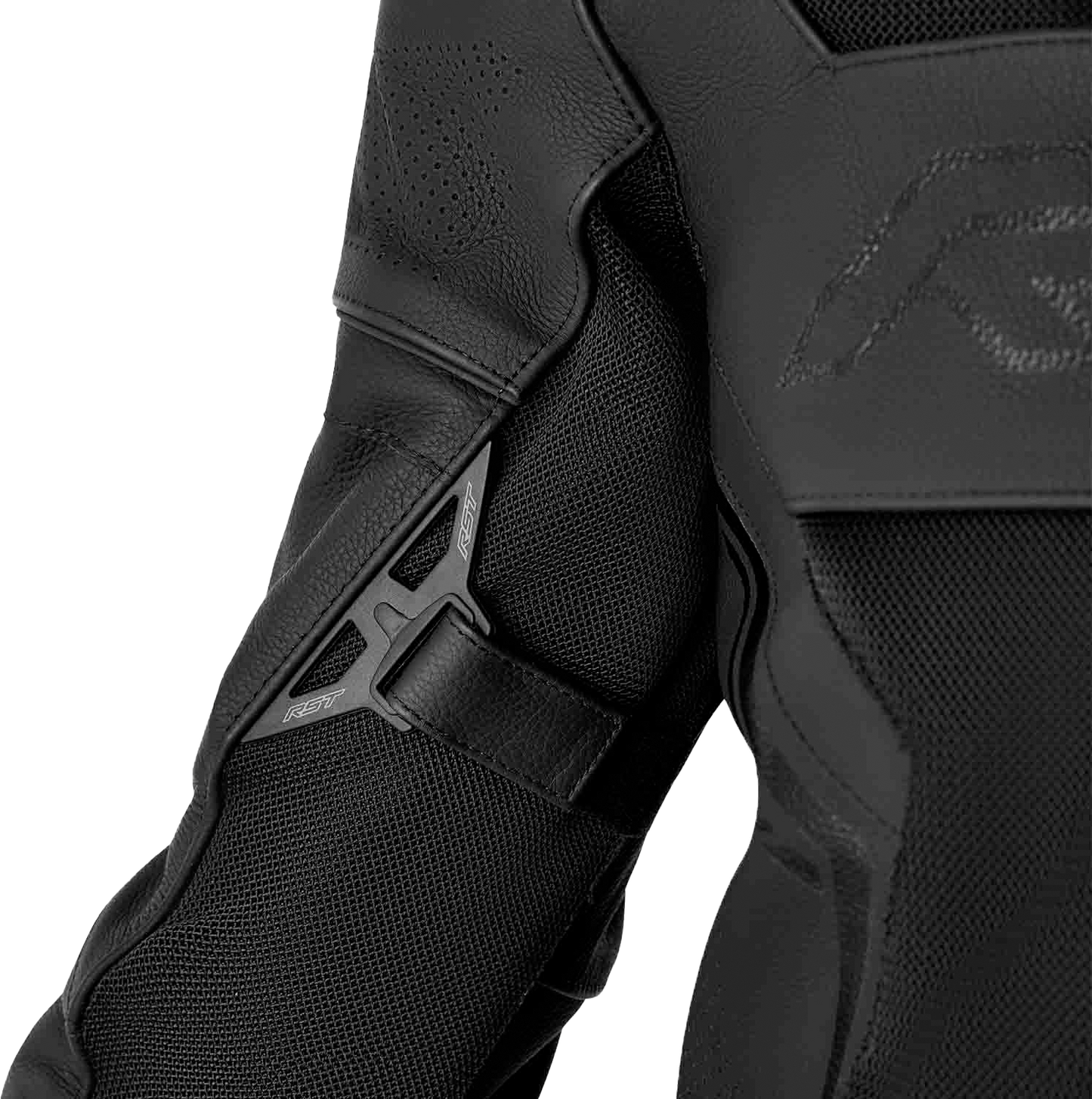 RST S1 D3o Mesh Leather Jacket Black XL – Premium Motorcycle Gear
