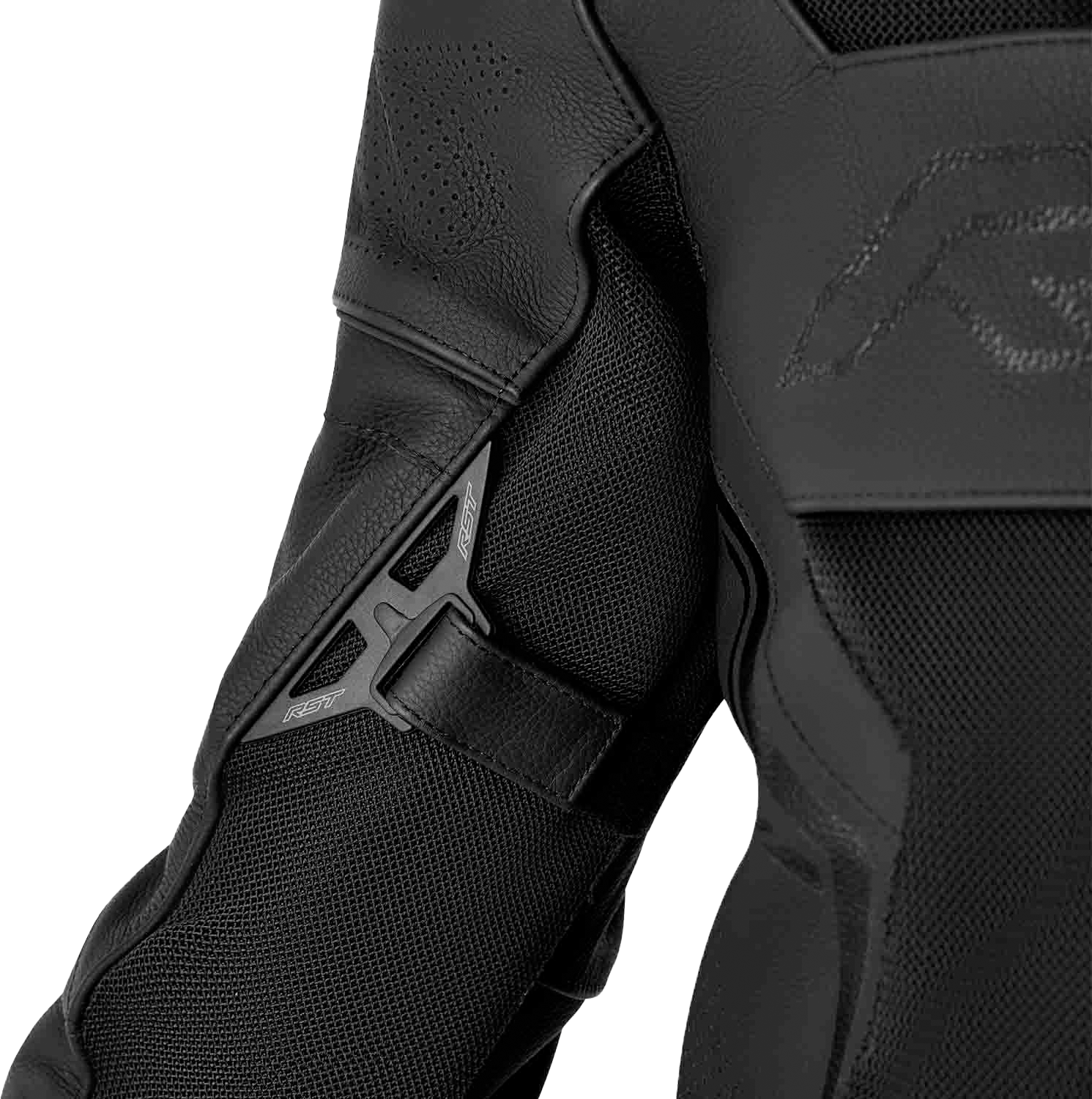 RST S1 D3o Mesh Leather Jacket Black XL – Premium Motorcycle Gear