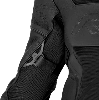 RST S1 D3o Mesh Leather Jacket Black XL – Premium Motorcycle Gear