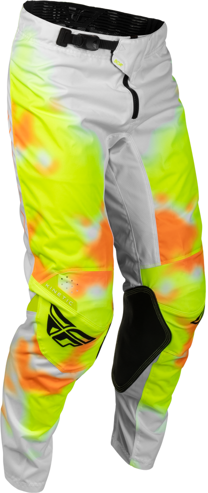 Kinetic Blur Pants White/Hi Vis/Orange Sz 40