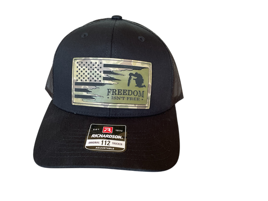 Richardson 112 Trucker Hat Freedom Isn't Free