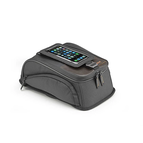 GIVI Tanklock Tank Bag 8L Black - Secure Motorcycle Storage with Weatherproof Features
