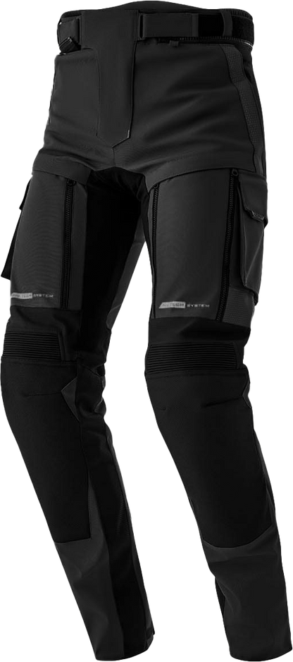 RST Women’s PS Adventure D3O Pant Black Textile XS – All-Weather Touring Motorcycle Pants with Level 2 D3O Armor