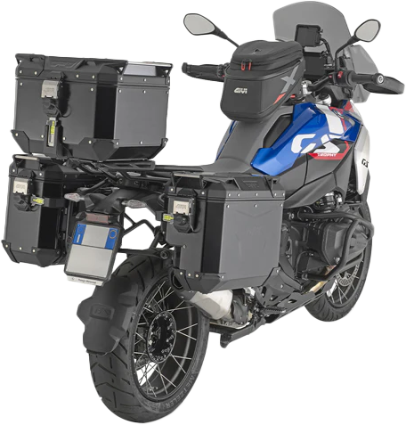 GIVI Outback Evo Smart Top Case 42L Black with Monokey System and Secure Lock