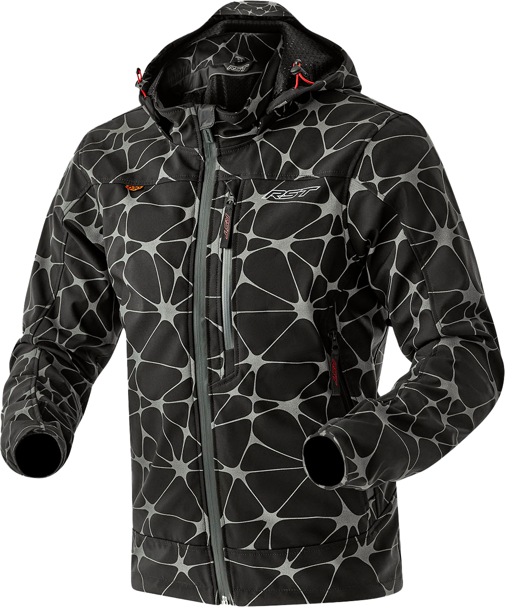 RST Havoc D3o Textile Jacket for Urban Riders – Black/Grey, 3XL