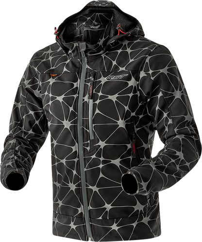 RST Havoc D3O Textile Motorcycle Jacket - Black/Grey, 4XL
