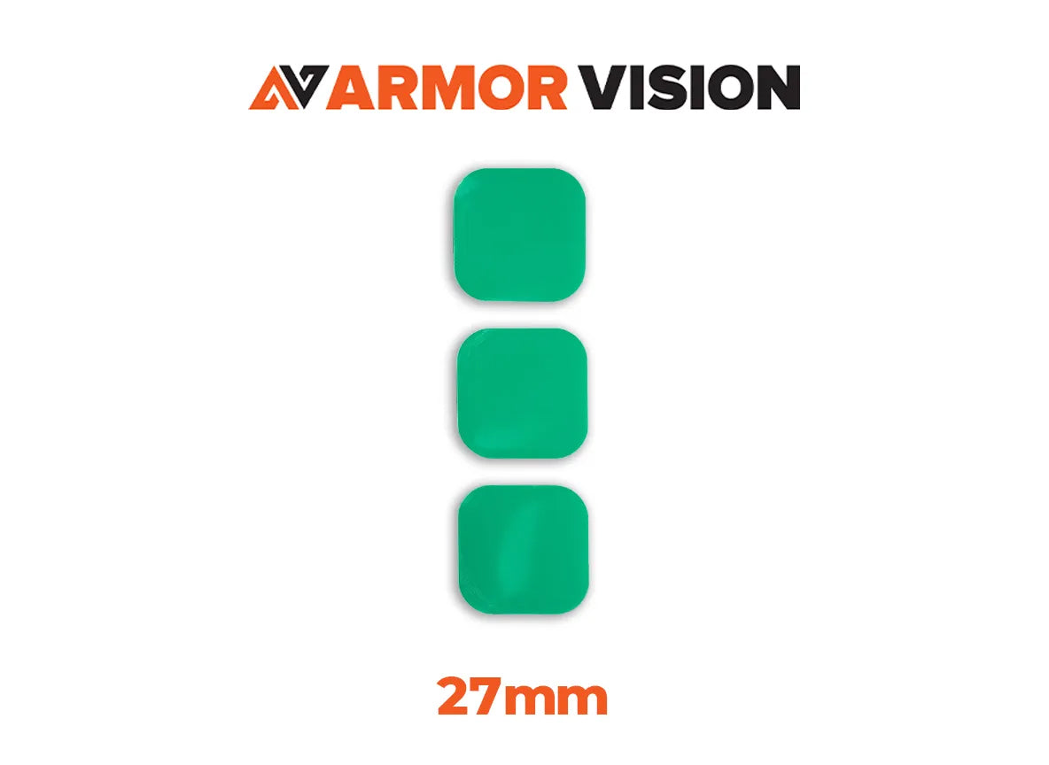 Armor Vision AVSFGP021 27mm 3-Pack - Performance Lens Protector for Goggles and Helmets