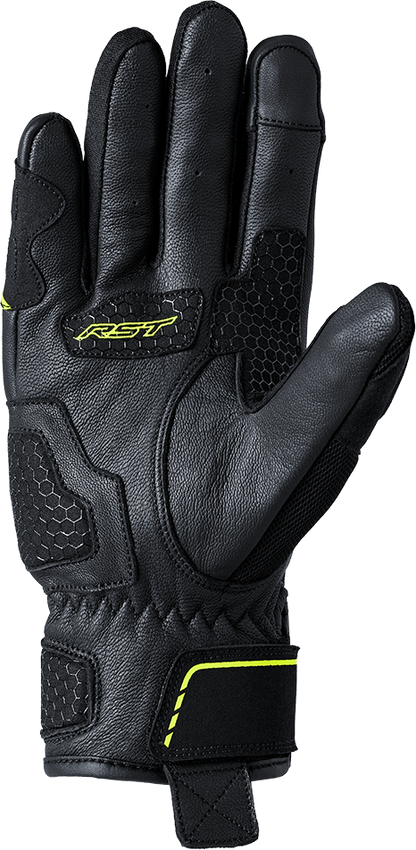 RST 103182F.YEL-08 S1 Mesh CE Glove Black and Fluorescent Yellow Small