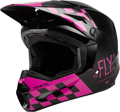 Kinetic Lite Rival Helmet Gloss Black/Pink 2x
