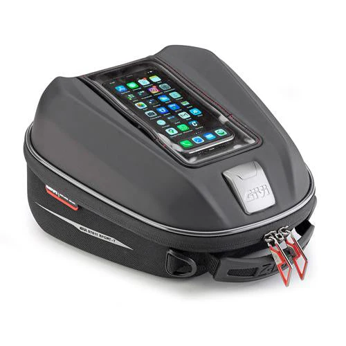 GIVI Tanklock Sport Tank Bag 6L - Black with Quick Mounting System