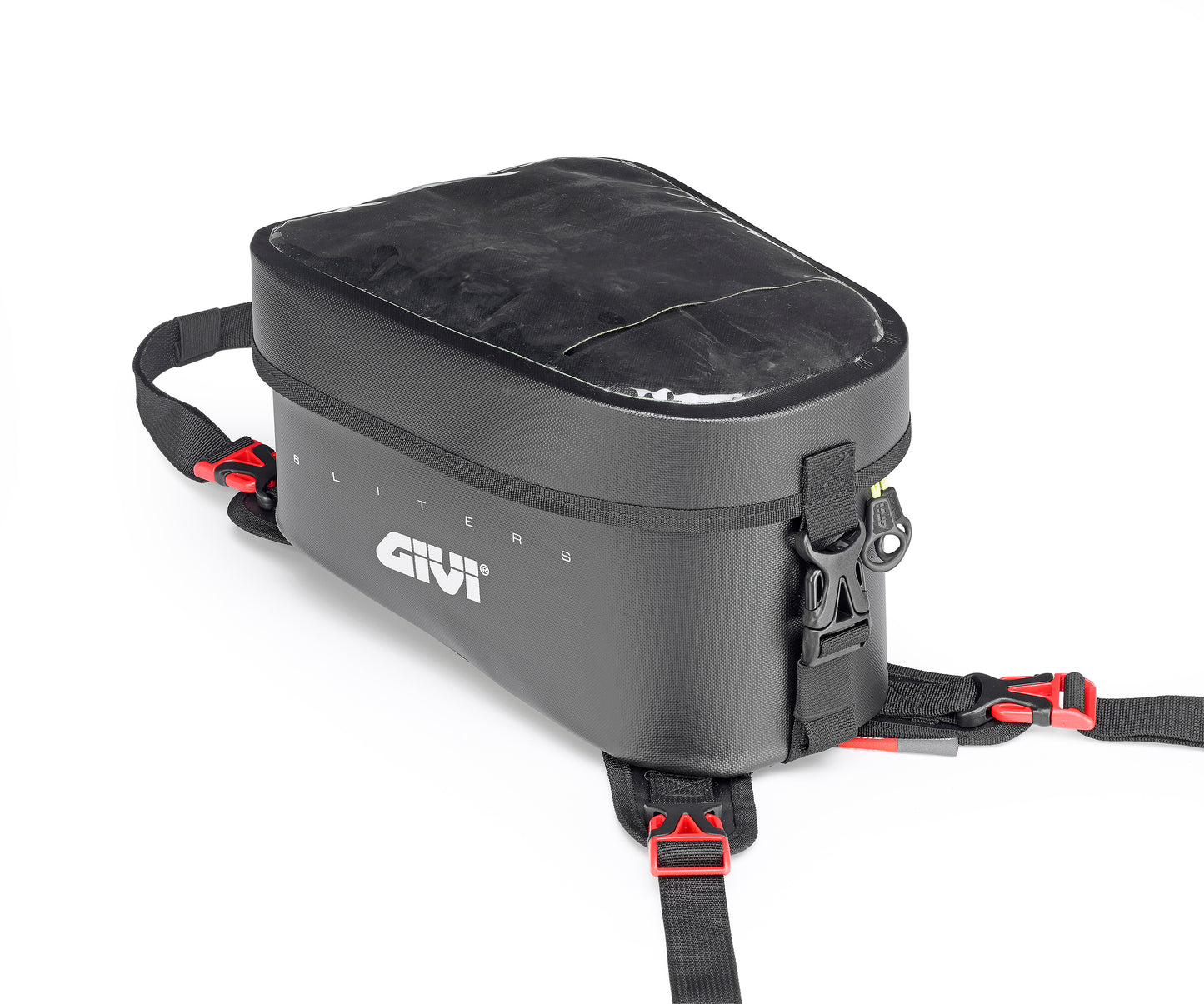 GIVI GRT716 Waterproof 10 Liter Tankbag with Strap Mount — Durable, Weatherproof Motorcycle Storage