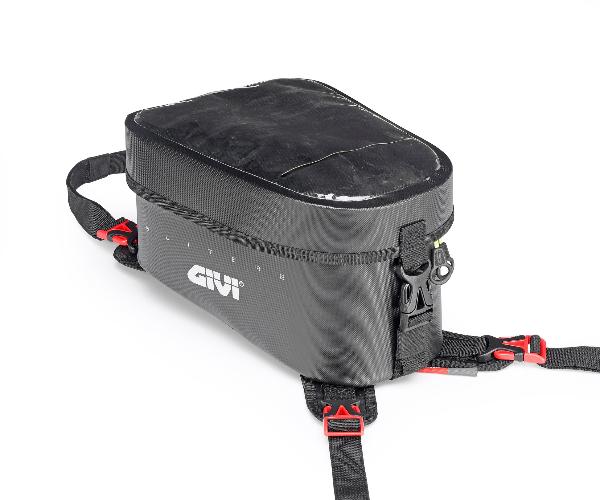 GIVI GRT716 Waterproof 10 Liter Tankbag with Strap Mount — Durable, Weatherproof Motorcycle Storage
