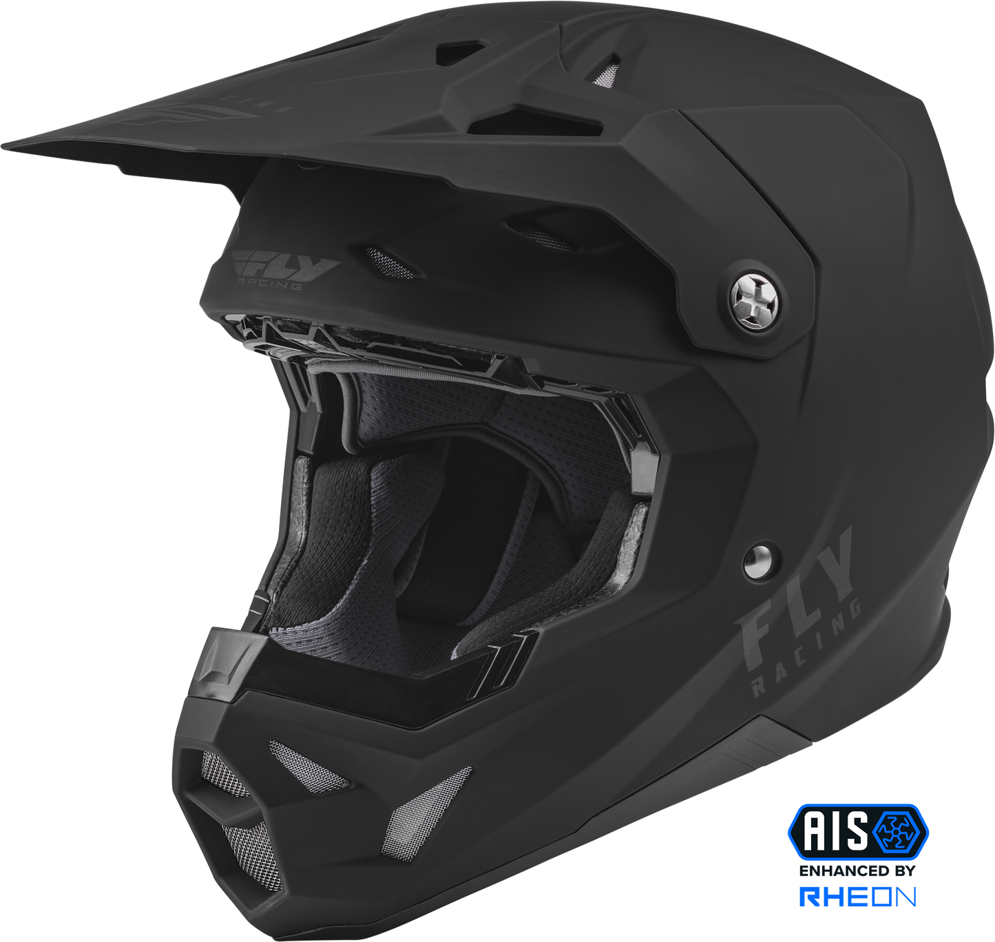 FLY RACING YOUTH FORMULA CP SOLID HELMET MATTE BLACK YL'YL