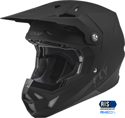 FLY RACING YOUTH FORMULA CP SOLID HELMET MATTE BLACK YL'YL
