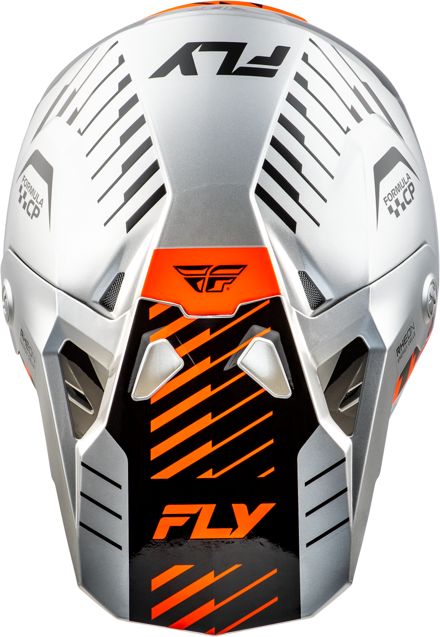 FLY RACING YOUTH FORMULA CP SLICE HELMET GREY/ORANGE/BLACK YL'YL