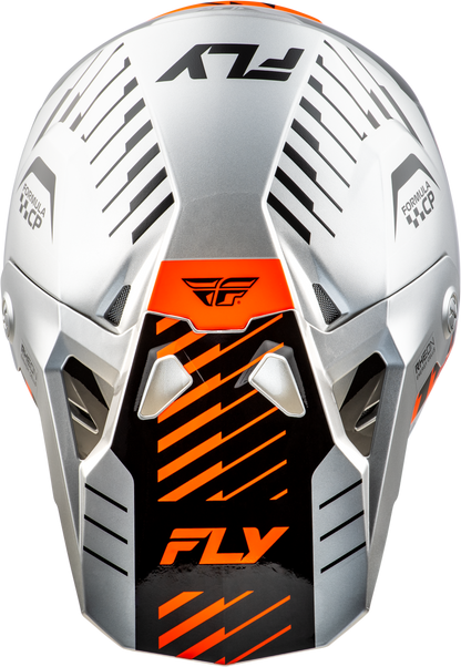 FLY RACING YOUTH FORMULA CP SLICE HELMET GREY/ORANGE/BLACK YL'YL
