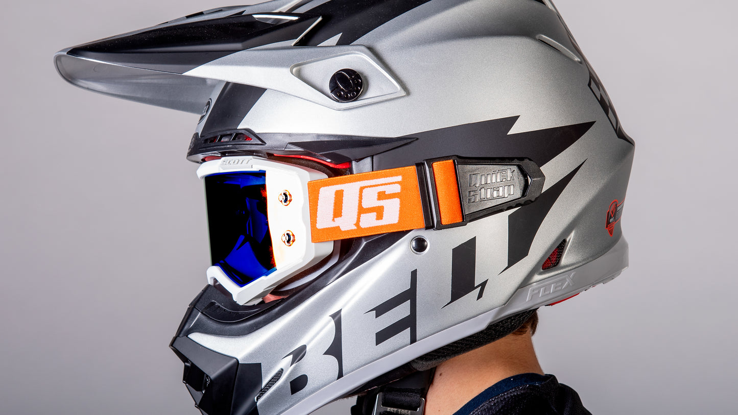 QUICK STRAP QS-65 Quick Straps Orange - Hassle-Free Goggle Attachment System