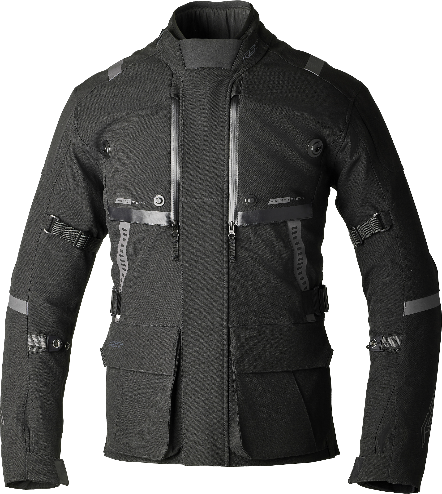 RST Ps Vulcan CE Jacket Black Textile Large - Durable Motorcycle Gear