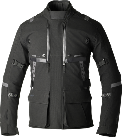 RST Ps Vulcan CE Jacket Black Textile Medium - Durable Motorcycle Protective Gear
