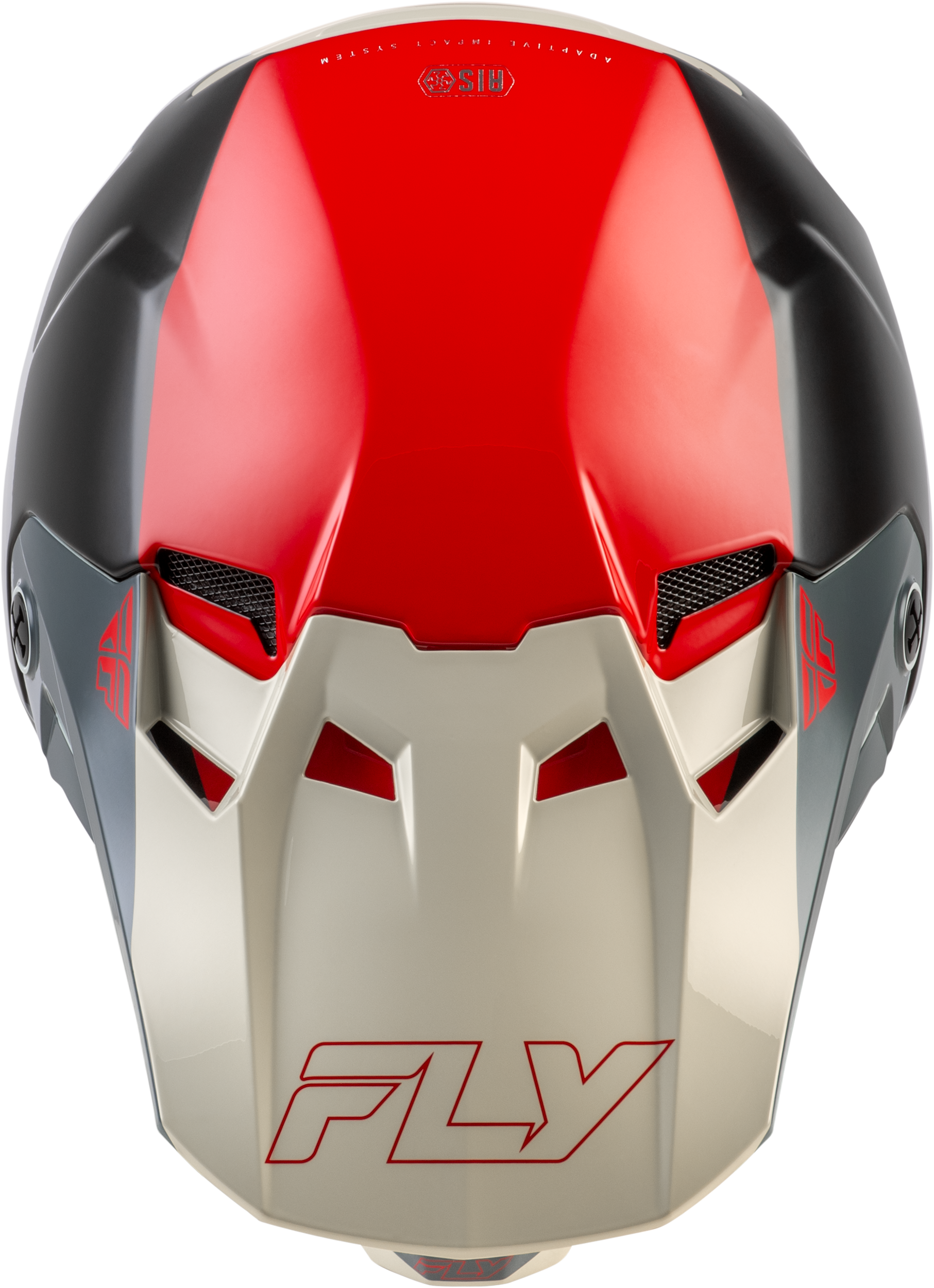 Fly Racing Formula CC Glide Helmet Black/Red/Grey XS – Lightweight, Impact-Resistant Motocross Helmet