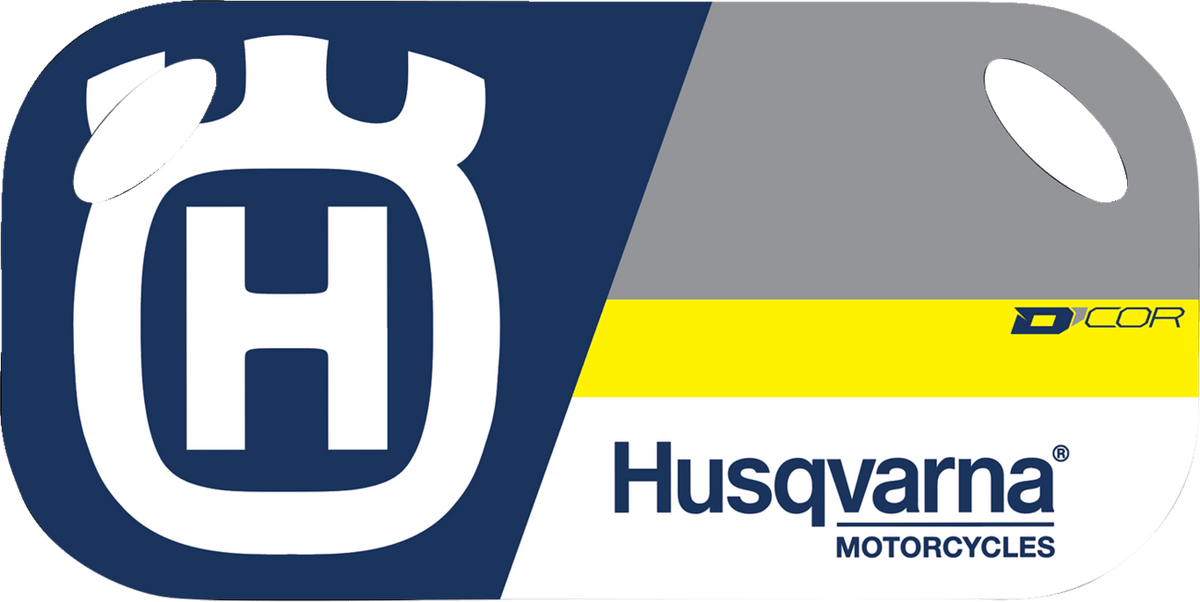 D'COR Visuals Husqvarna Pit Board Model 60-60-170 for Race Communication - Kelly Motorsports