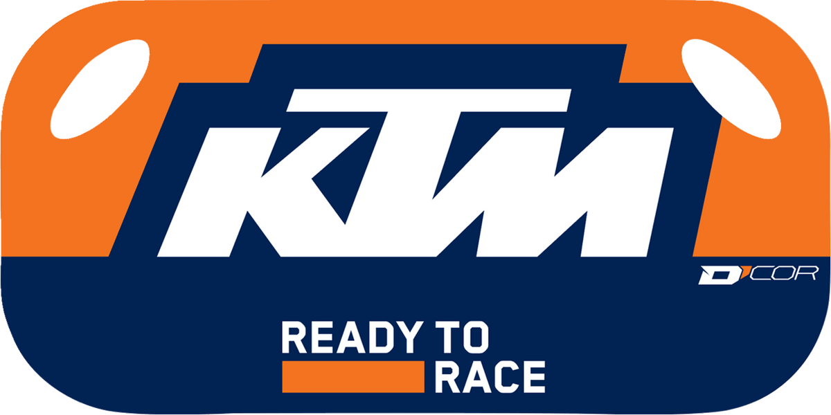 D'COR Visuals KTM Pit Board 60-60-130 for Race Communication - Kelly Motorsports