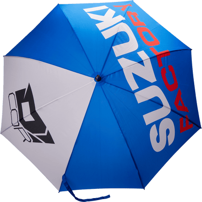D'COR VISUALS Suzuki Blue & White Umbrella 81-108-1 - Kelly Motorsports