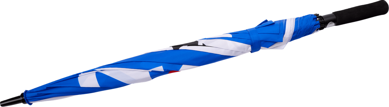 D'COR VISUALS Suzuki Blue & White Umbrella 81-108-1 - Kelly Motorsports