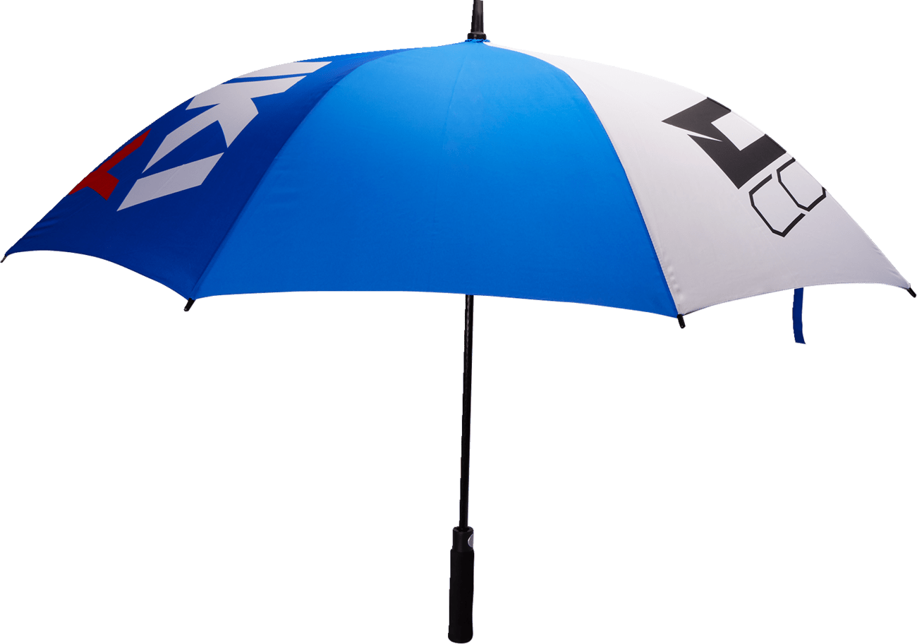 D'COR VISUALS Suzuki Blue & White Umbrella 81-108-1 - Kelly Motorsports
