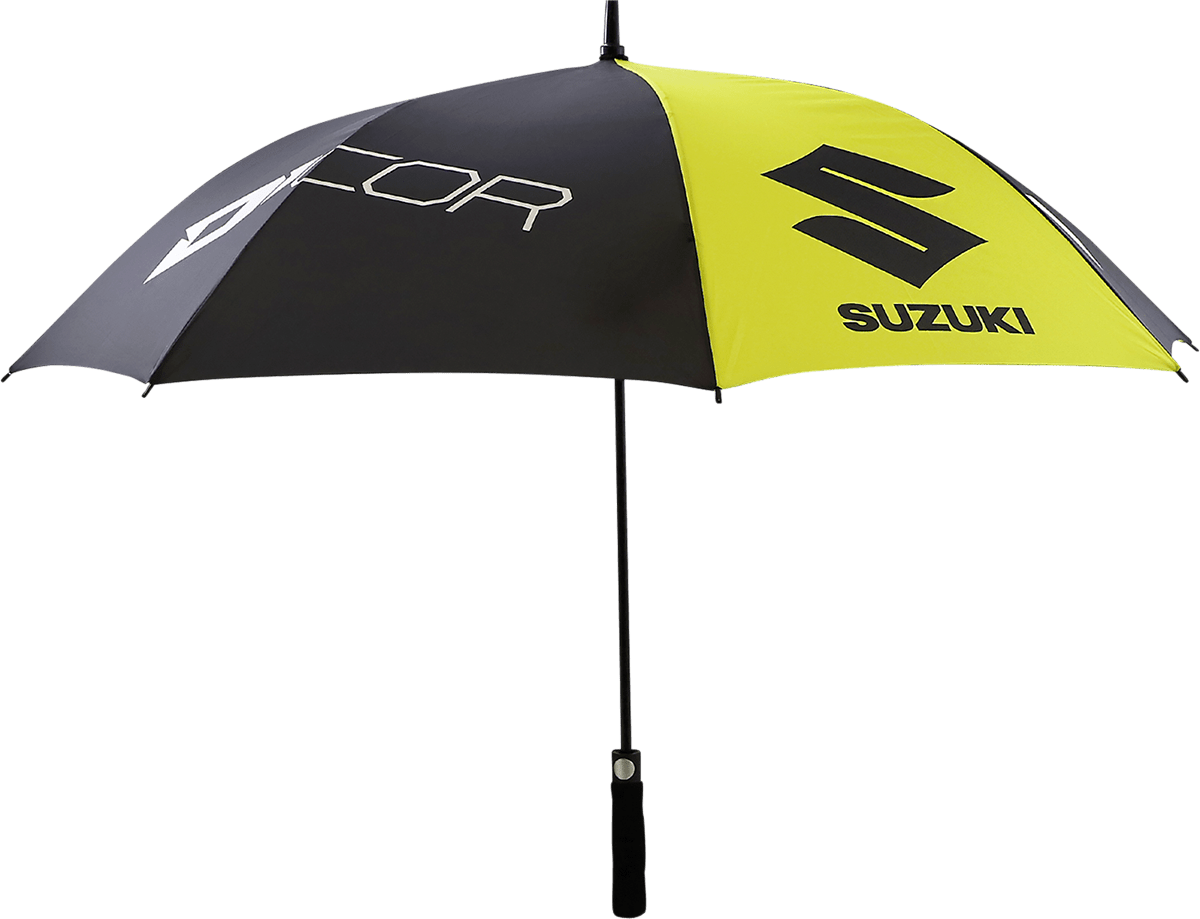 D'COR VISUALS Suzuki Yellow & Black Umbrella 81-104-1 - Kelly Motorsports