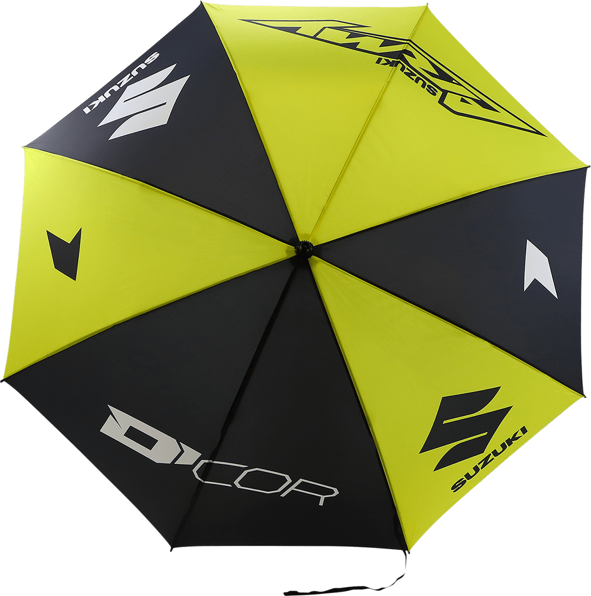 D'COR VISUALS Suzuki Yellow & Black Umbrella 81-104-1 - Kelly Motorsports