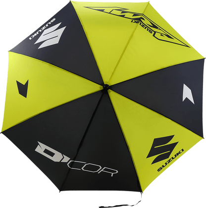 D'COR VISUALS Suzuki Yellow & Black Umbrella 81-104-1 - Kelly Motorsports