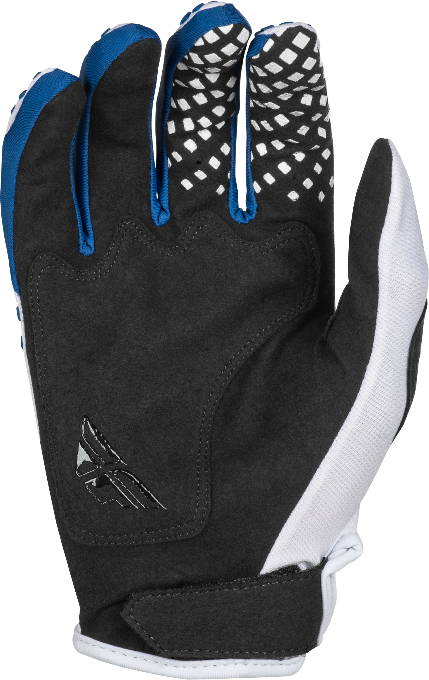 Fly Racing Kinetic Center Gloves White/Navy - Model 378-5113X