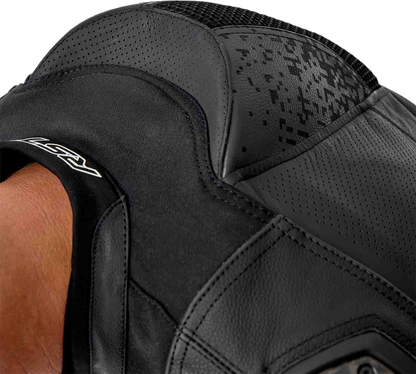 RST Supersport K D3O Leather Motorcycle Jacket - Black, Large