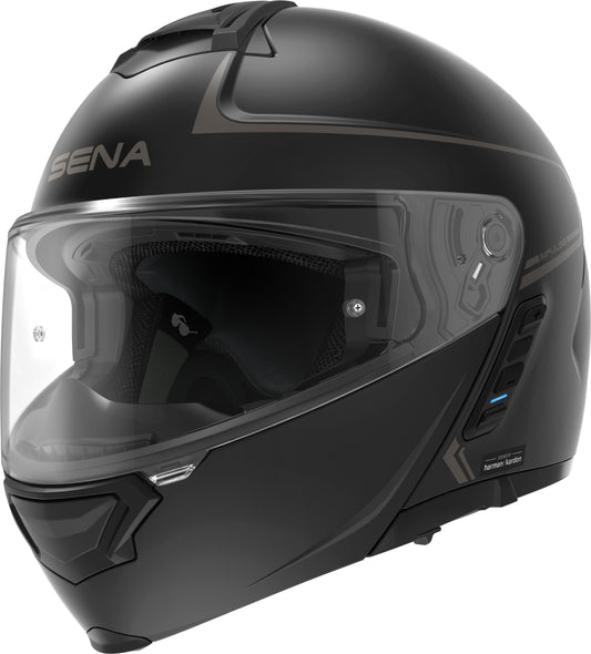 Sena Impulse Modular Helmet w/Mesh Intercom - Matte Black - Lg