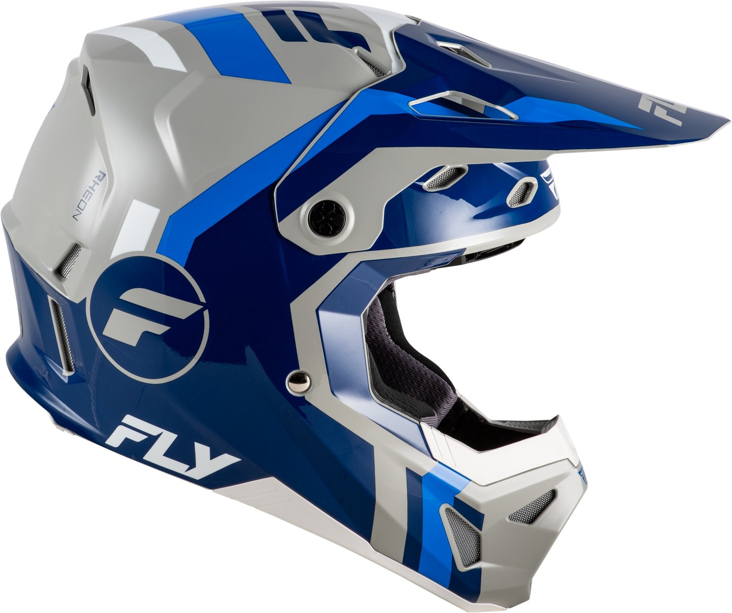 FLY RACING YOUTH FORMULA CP SEAL HELMET NAVY/BLUE/GREY YL'YL