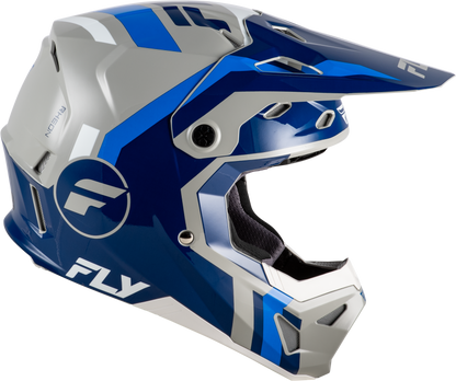 FLY RACING YOUTH FORMULA CP SEAL HELMET NAVY/BLUE/GREY YL'YL